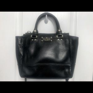 Black leather Kate Spade Crossbody bag.